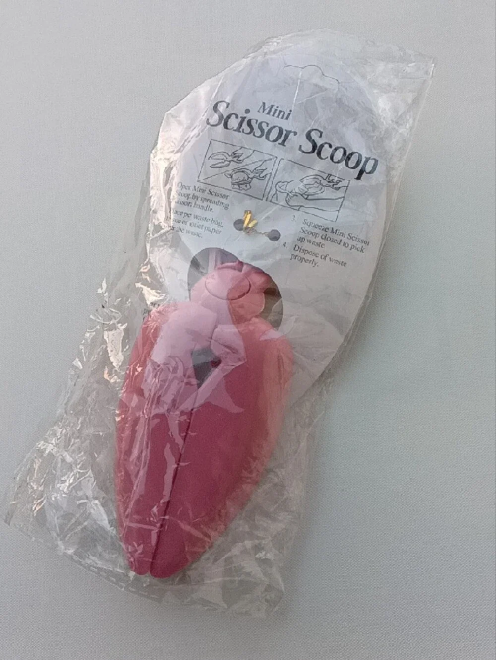 Pink Scissor Scoop 🐶 Dog 😺 Cat Sanitizer Pet Waste Scooper
